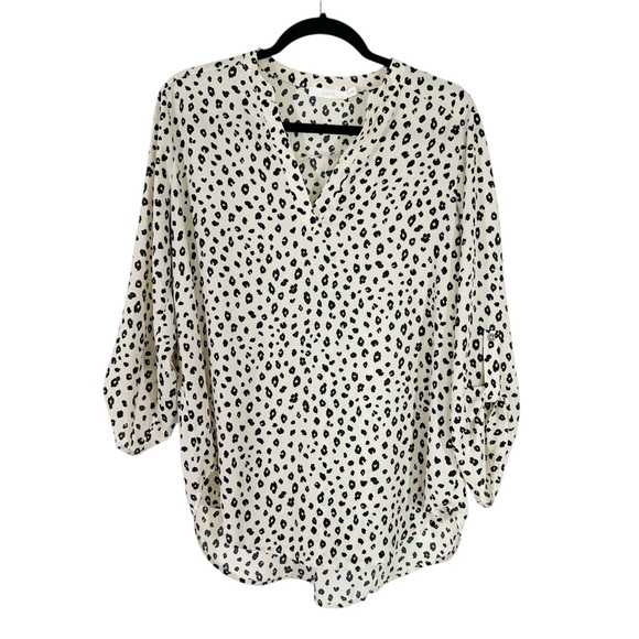 Lush Tops - Lush Warren split neck blouse